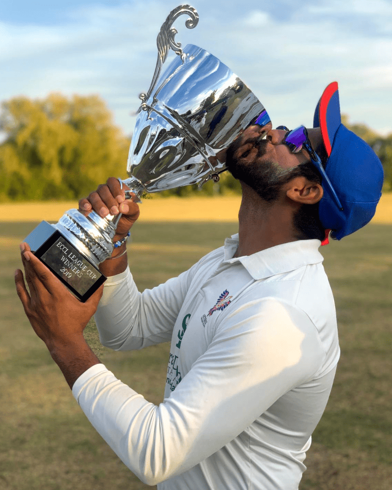 Coach Sahaj Chadha with Trophy